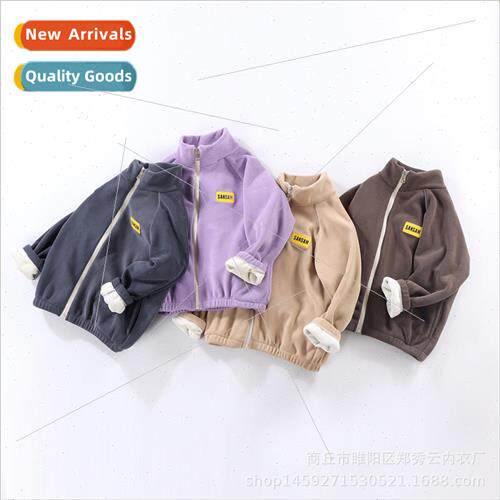 New childrens jacket shaker zipper shirt padded and thickene