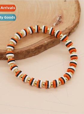 hundred with accessories bohemian  color clashing soft ceram