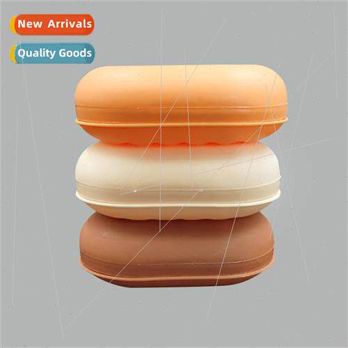 Cartoon bear plastic soap box fashion sealed soap box travel