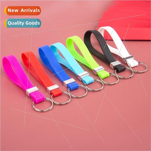 2023 new car key chain bag charm can be ized logo silicone k-封面