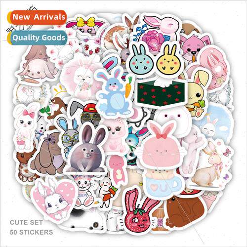 53 Cute Cartoon White Rabbit s Decoration Cell Phone Guitar