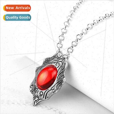 Game  Devil May Cry Ghostbusters 5 Dante necklace ruby penda