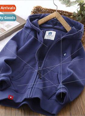 2023 new cardigan boys cotton casual jacket 2023 spring and