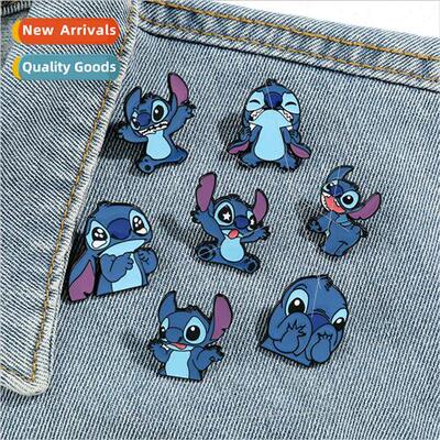 Cute creative cartoon Stitch brooch quirky Stitch metal badg