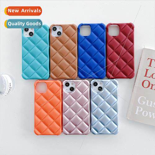 Simple solid color diamond lattice 适用 15ProMax new iPhone