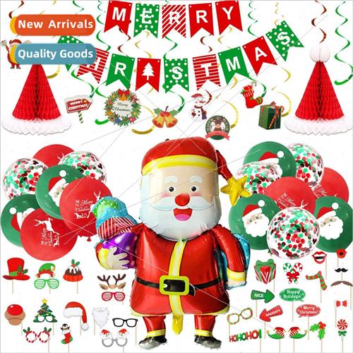 New Christmas Christmas Tree Old Man Decoration Balloon Set