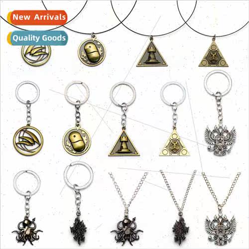 Game anime  Tomorrows Ark organization 适用ces logo keychain