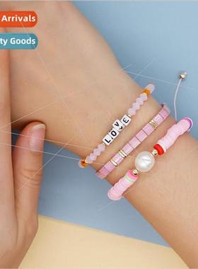 New bohemian set stacking string ins personalized tila rice