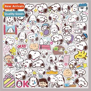 60 snoopy cartoon waterproof stickers cell phone case handbo