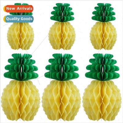 Pineapple Honeycomb Balls Kindergarten Decoration Fruit Pape
