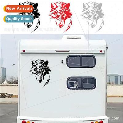 D-1839 Creative Abstract Wolf Predator Car Stickers Decorati