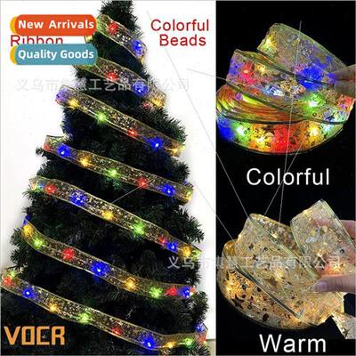 New Ribbon ghts Christmas Ribbon 5cm Double Hot Stamping Rib