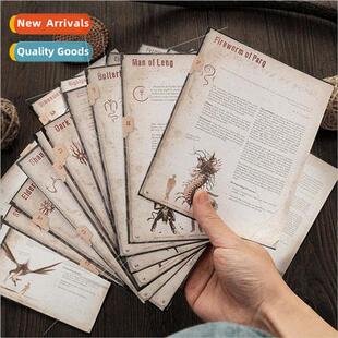 Cthulhu book of monsters 20 double adhesive paper vintage ma