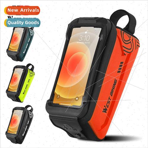 Bike bag 2.5L large capacity front bag hard shell front beam