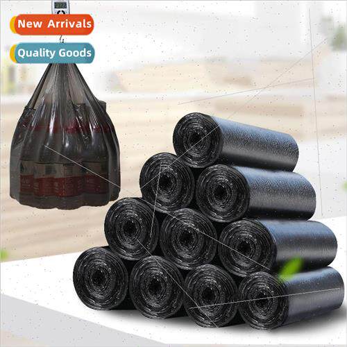 Garbage bags household thickened medium-large black handheld