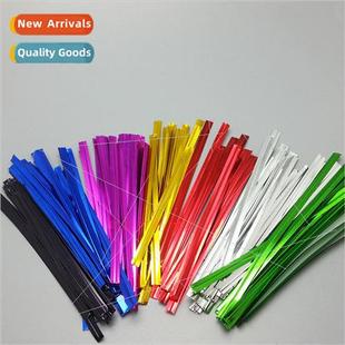 Color pkg Bread 800pcs Wire Tie lver Gold Food 8CM