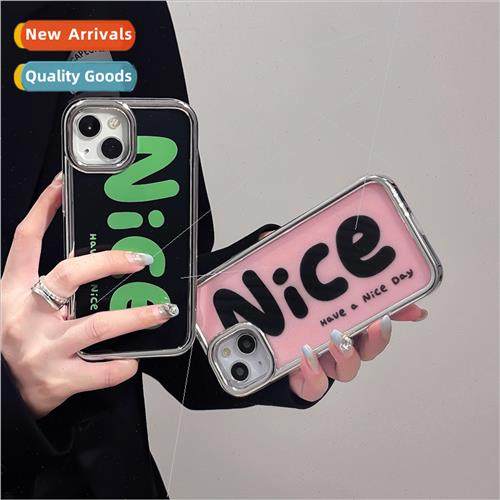 cool letters Nice Apple 14ProMax minimalist 12/11 phone case