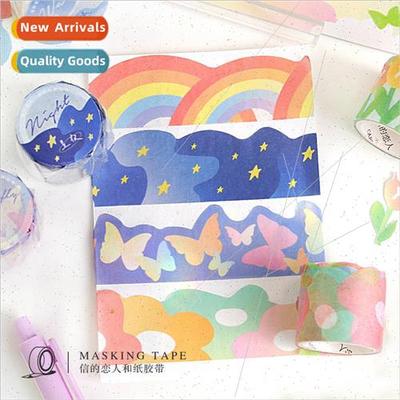 Letter lovers shaped washi tape Seeking realm ins minimalist