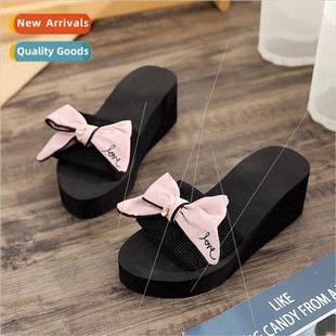 female external beach new bow slippers fashion Summer wear