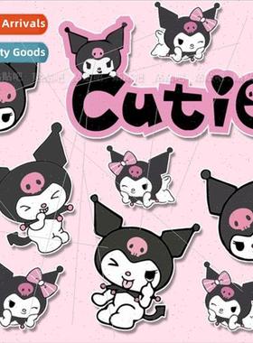 Cute cartoon Kurome stickers electric car motorcycle sticker
