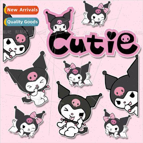 Cute cartoon Kurome stickers electric car motorcycle sticker