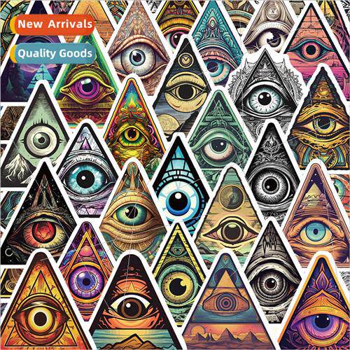 50 Gods eye graffiti sticker material cell phone case water