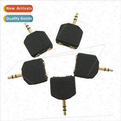 3.5mm one in two couple plug 3.5 male to 2 3.5 female holes