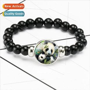 Tourist attractions souvenirs cute pandas time gemstone bead
