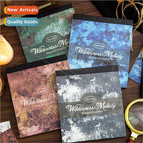 Wilderness Melody Series Material Paper Retro Texture Handbo