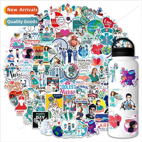 100 Medical Nurse Stickers New International Nurses Day Dood