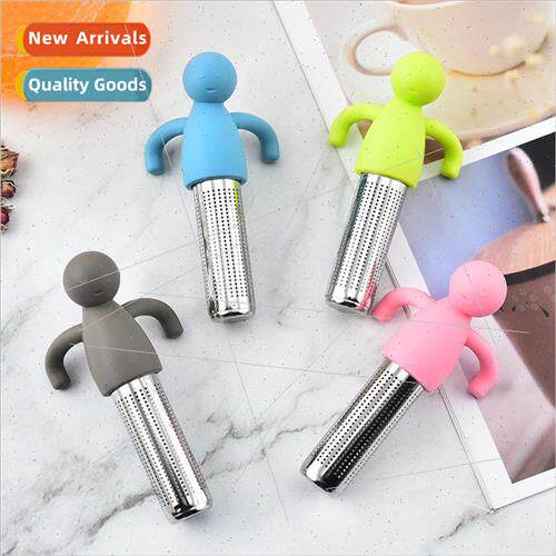 Food man-shaped tea filter tea brewer 304 stainless steel te