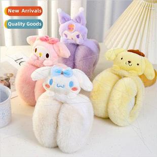 Cartoon childrens earmuffs winter cute warm plush ear protec