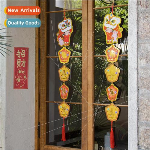 Year of the Rabbit Lanterns Paper Card Hanging String Creati