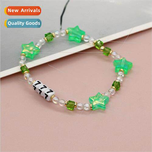 Wind Four Square Number Beads 777 Acrylic Pentagram Clear Ro