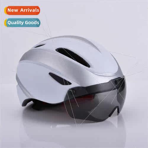 Magnetic windscreen helmet Men and women mountain road bike