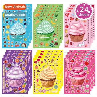 Cute Cake Candy Stickers Cupcake Stickers DIY Cookie Sticker