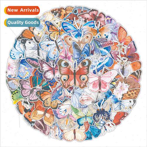50 Butterfly Graffiti Stickers ggage Car Laptop Skateboard C