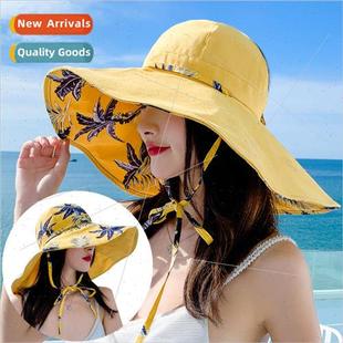 double hat sided fishermans summer Large female brimmed