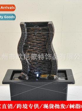 Small living room ornaments circulating water landscape foun
