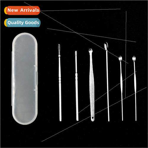 Ear scooper cleaning ear picking tools stainless steel spira