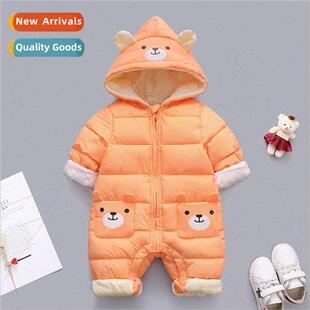 Infant winter onesie men and women baby outwear hajacket war