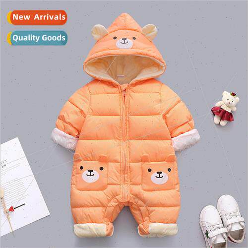 Infant winter onesie men and women baby outwear hajacket war