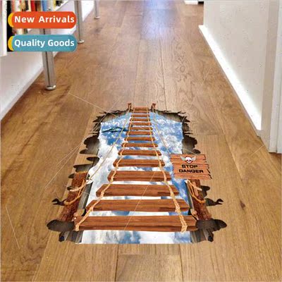 SK9167 New 3D sky rope bridge staircase entrance floor bedro