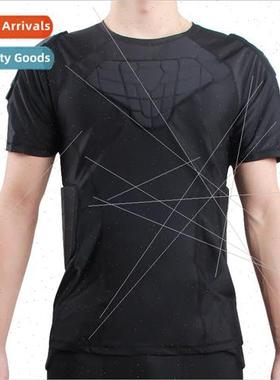 Rash Guard Rugby Short Sleeve Tight Sports Protectors Basket