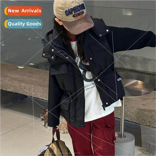 Girls down cotton vest jacket fall and winter new big childr