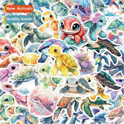 50 cartoon cute turtle graffiti stickers personalized decora