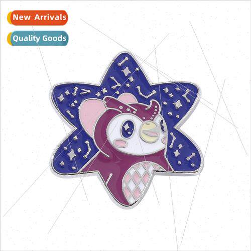 Cute small animal metal badge animal 适用est owl sister Fouk