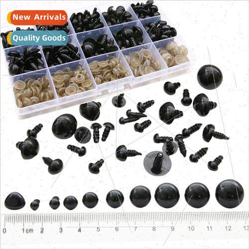 Acrylic animal eyes nose leather cushion accessories set box