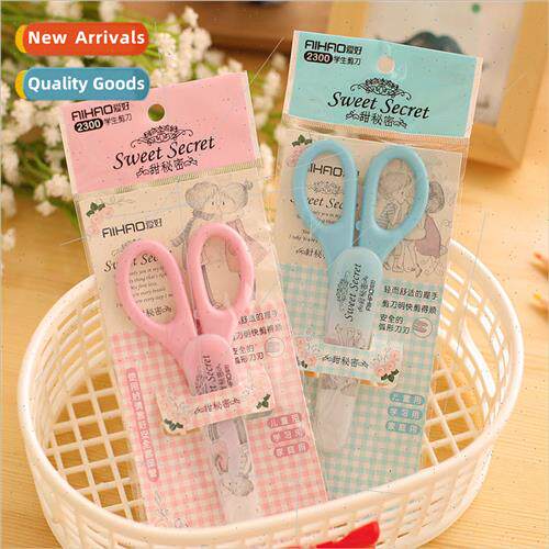 Hobby new with condom scissors cute cartoon small fresh pape
