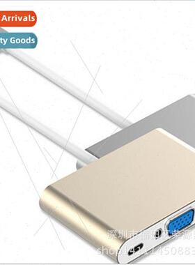 USB 3.1Type c TO VGA+USB3.0+HUB Power Converter 3-in-1 Con C